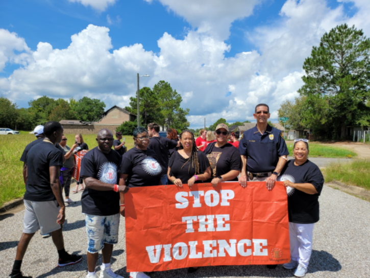 Commissioner Zeigler supports the Stop the Violence Campaign in District 2.