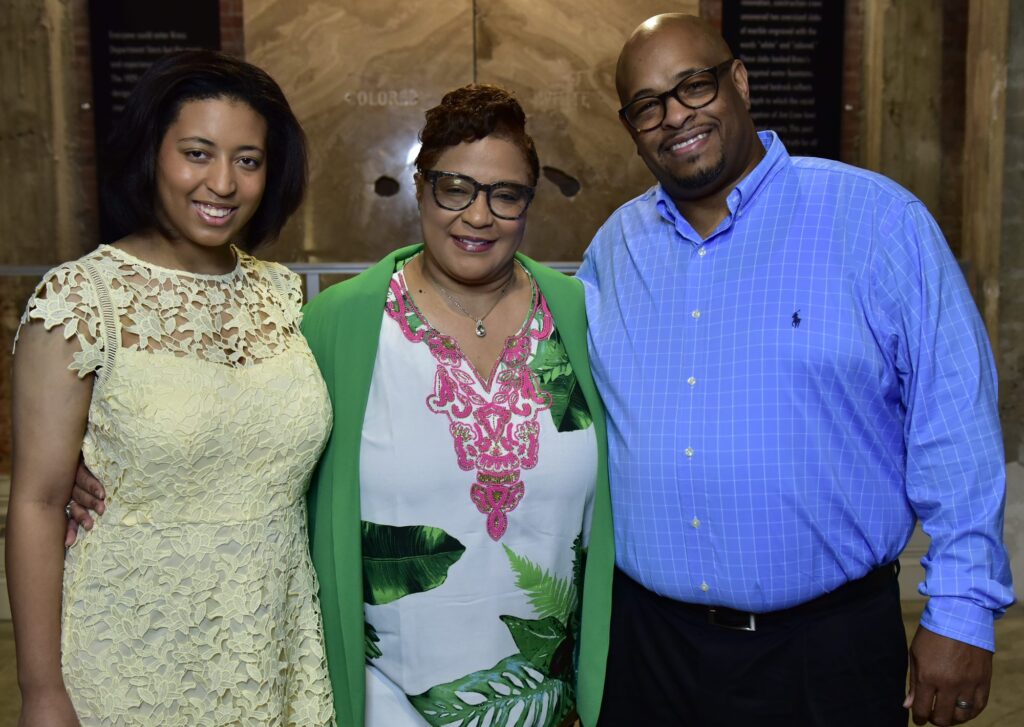 Carmen Moore-Zeigler with her husband Henry Zeigler II and daughter Ada